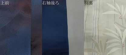 平和屋着物∞道行コート　作家物　霞文　暈し染め　正絹　逸品　CABG3902ua
