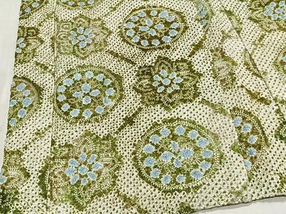 平和屋着物∞羽織　総絞り　蜀江花文　正絹　逸品　CABG3963ua