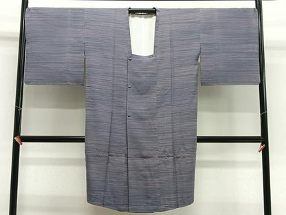 平和屋着物∞道行コート　霞文　ロング丈　正絹　逸品　未使用　CABG3925ua