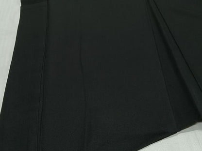 平和屋着物∞男性　長羽織　黒紋付　正絹　逸品　CABG3956ua