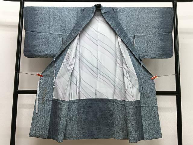 平和屋着物∞道中着　縞　ロング丈　正絹　逸品　CABG3964ua