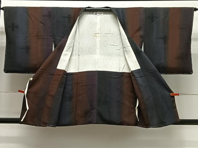 平和屋着物∞道行コート　花唐草地紋　やまと誂製　正絹　逸品　未使用　CABG3945ua