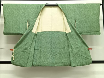平和屋着物∞人間国宝 小宮康孝　道行コート　吉祥文　正絹　逸品　CABG3951ua