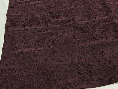 平和屋着物∞道行コート　花唐草地紋　高島屋扱い　正絹　逸品　CABG3944ua