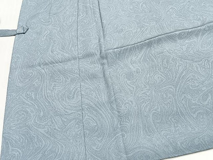 平和屋着物∞道中着　墨流し文様　正絹　逸品　CABG3955ua
