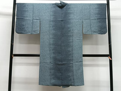 平和屋着物∞道中着　縞　ロング丈　正絹　逸品　CABG3964ua