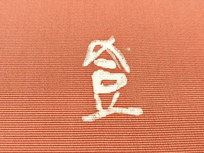 平和屋着物●塩瀬　九寸名古屋帯　作家物　ろうけつ染め　草花文　正絹　逸品　CABG7899vp