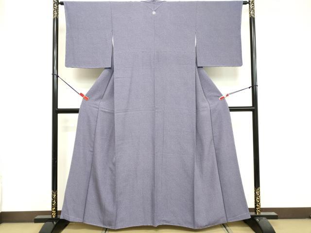 平和屋着物■江戸小紋　文字小紋柄　京都きもの友禅扱い　無病息災　正絹　逸品　未使用　DABF9717cd