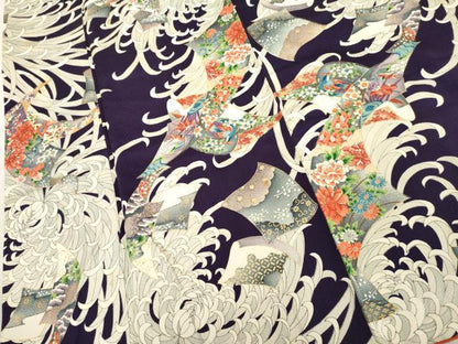 平和屋着物■訪問着　乱菊　正絹　逸品　DABF9724cd