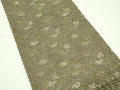 平和屋着物＊夏物 六通柄袋帯 立波文 正絹 逸品 CABG7464rv