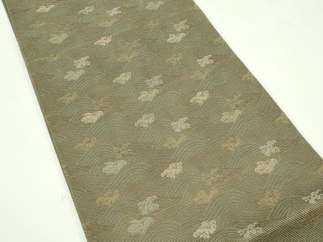 平和屋着物＊夏物 六通柄袋帯 立波文 正絹 逸品 CABG7464rv