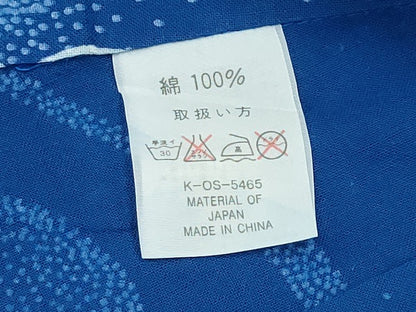 平和屋着物∴夏物 浴衣 注染 朝顔 綿 逸品 CABH1206ng