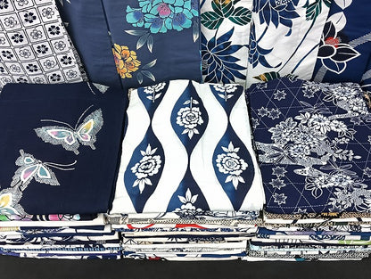 平和屋着物■浴衣 まとめて 45点 蝶 花柄 型染め など 着用可能多数 未使用品あり mmm1059