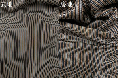 平和屋着物●男性　行灯袴　精巧神代平　縞　正絹　逸品　AABJ0157ph