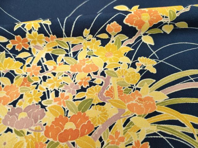 平和屋着物■訪問着　飾花文　正絹　逸品　DABG1719ya