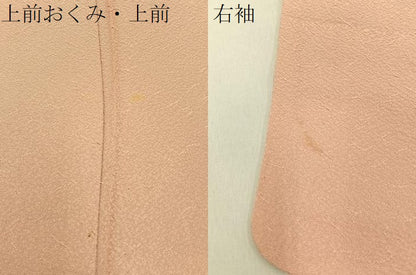 平和屋着物▽中国三大刺繍　スワトウ刺繍　訪問着　単衣　総刺繍　地紙牡丹文　正絹　逸品　BAAX6242hj