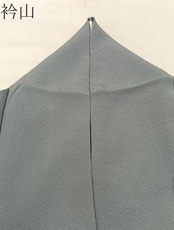 平和屋着物▽上質な色無地　単衣　豆がら茶色　正絹　逸品　BAAX6224hj