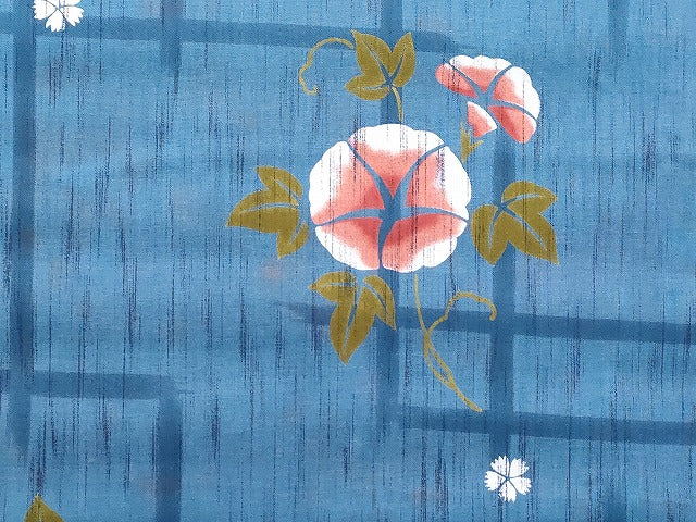 平和屋本店□浴衣反物 まとめて 45点 蝶 菊 花柄 朝顔 など