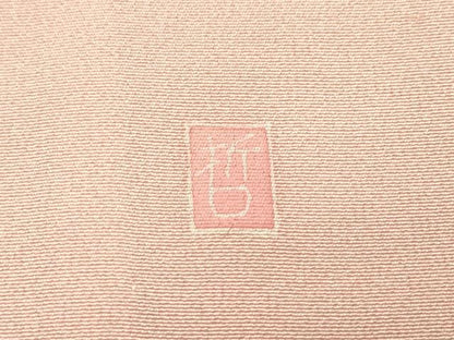 平和屋着物▽訪問着　単衣　友禅　作家物　枝花　正絹　逸品　DABF2678fe
