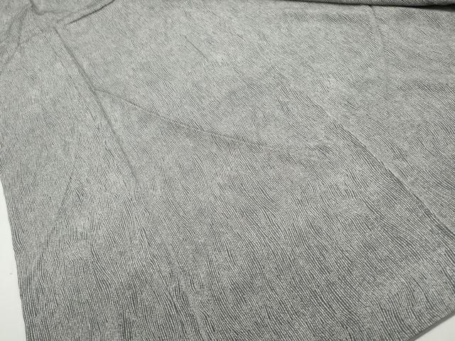 平和屋着物■江戸小紋　よろけ縞　高島屋扱い　正絹　逸品　DABF9309qa