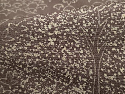 平和屋着物■訪問着　手描き　樹林花文　正絹　逸品　DABF9332qa