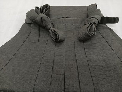 平和屋着物＊夏物　男性　行灯袴　涅色　正絹　逸品　CABH5213xi