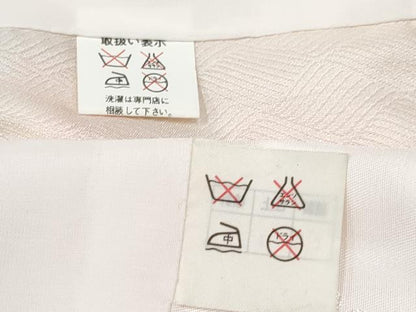 平和屋着物[]お宮参り　女の子　祝着　産着　初着　のしめ　扇面鞠花文　暈し染め　金彩　逸品　DABE7404ma