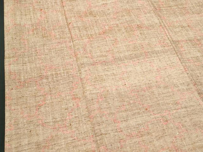 平和屋着物■上質な紬　雪輪文　正絹　逸品　未使用　CABG9790fb