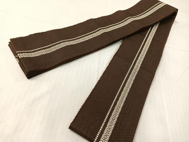 平和屋着物●男性　本場筑前博多織　角帯　吉祥間道　正絹　逸品　CABG8000vp
