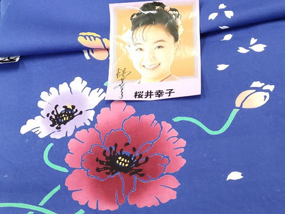 平和屋本店■浴衣反物 まとめて 45点 花柄 夏すがた 江戸ゆかた 桜井幸子 綿絽 など 全て未使用 ppp3739