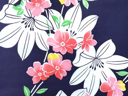 平和屋本店■浴衣反物 まとめて 45点 花柄 夏すがた 江戸ゆかた 桜井幸子 綿絽 など 全て未使用 ppp3739