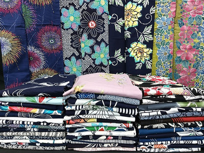 平和屋着物■浴衣 まとめて 45点 蝶 花柄 型染め など 着用可能多数 未使用品あり mmm1085