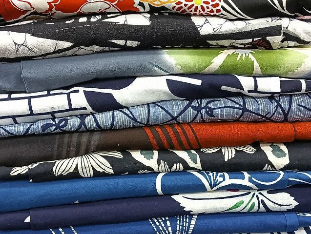 平和屋着物■浴衣 まとめて 45点 蝶 花柄 型染め など 着用可能多数 未使用品あり mmm1085