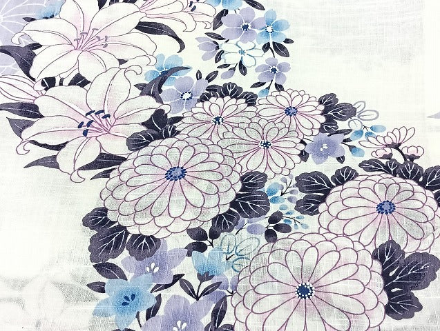 平和屋着物■浴衣 まとめて 45点 紫陽花 菖蒲 乱菊 花柄 綿紅梅 型染め など 着用可能多数 未使用品あり mmm1078