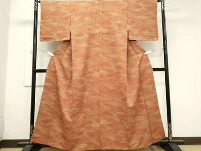 平和屋着物■上質な小紋　抽象文　正絹　逸品　CABH0866ou