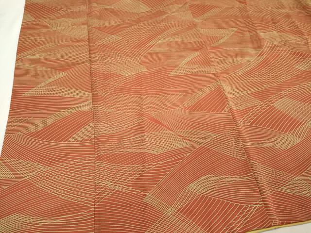 平和屋着物■上質な小紋　抽象文　正絹　逸品　CABH0866ou