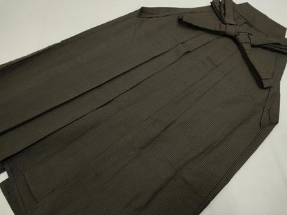 平和屋着物■男性 行灯袴 縞 正絹 逸品 CABG2336ze