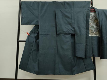 平和屋着物■男性　本場大島紬　アンサンブル　100亀甲　総詰め　正絹　逸品　CABG2339ze