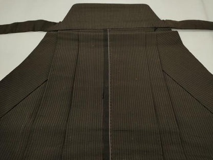 平和屋着物■男性 行灯袴 縞 正絹 逸品 CABG2337ze