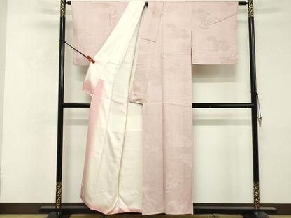 平和屋着物■上質な小紋　雲重ね吉祥文　正絹　逸品　DABF9875cd