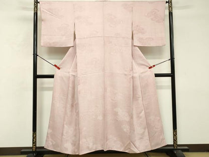 平和屋着物■上質な小紋　雲重ね吉祥文　正絹　逸品　DABF9875cd