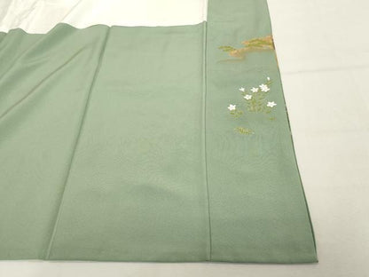 平和屋着物■豪華色留袖　鼓花文　金銀彩　正絹　逸品　DABF9883cd