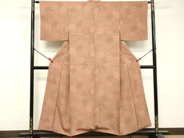 平和屋着物■小紋師　関明光　江戸小紋　吉祥花文　正絹　逸品　DABF9882cd