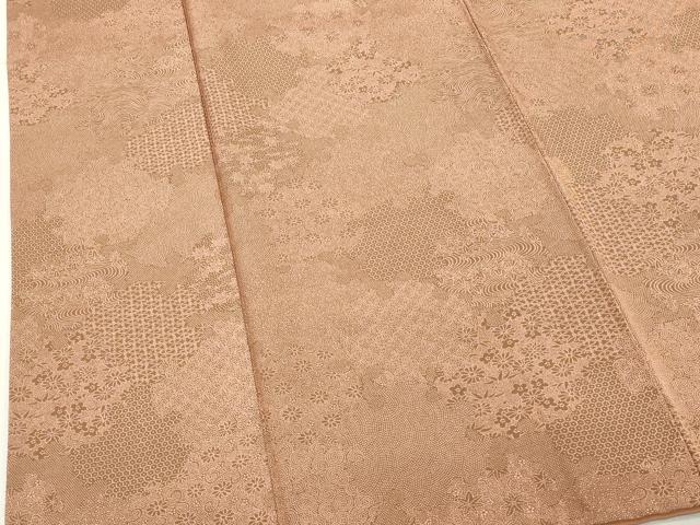 平和屋着物■小紋師　関明光　江戸小紋　吉祥花文　正絹　逸品　DABF9882cd