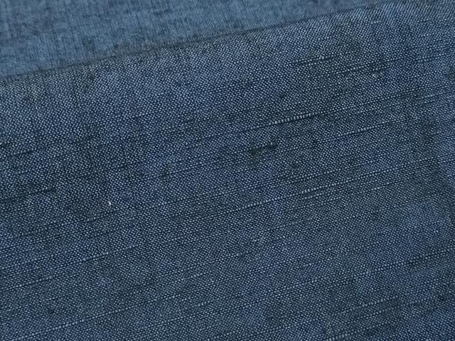 平和屋着物■男性　紬　留紺色　正絹　逸品　未使用　DABF9907cd