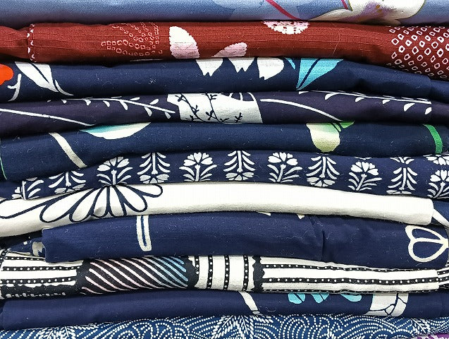 平和屋着物■浴衣 まとめて 45点 蝶 朝顔 紫陽花 向日葵 花柄 型染め 暈し染め など 着用可能多数 未使用品あり mmm1086