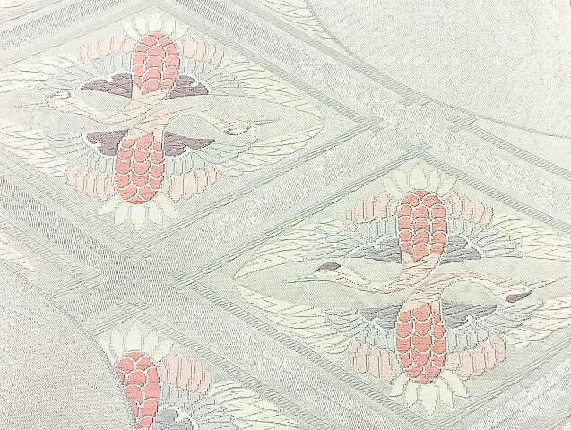 平和屋着物■袋帯 西陣 まとめて100点 鳳凰 向かい鶴 向かい尾長鳥 蝶 更紗 花柄 楽器 七宝 正倉院 金銀糸 未使用品あり 全て正絹 mmm1088