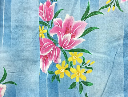 平和屋着物■浴衣 まとめて 45点 紫陽花 花柄 綿紅梅 型染め 暈し染め 金銀彩 など 着用可能多数 未使用品あり mmm1093