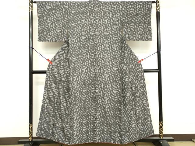 平和屋着物■江戸小紋　小花文　正絹　逸品　DABF9930cd