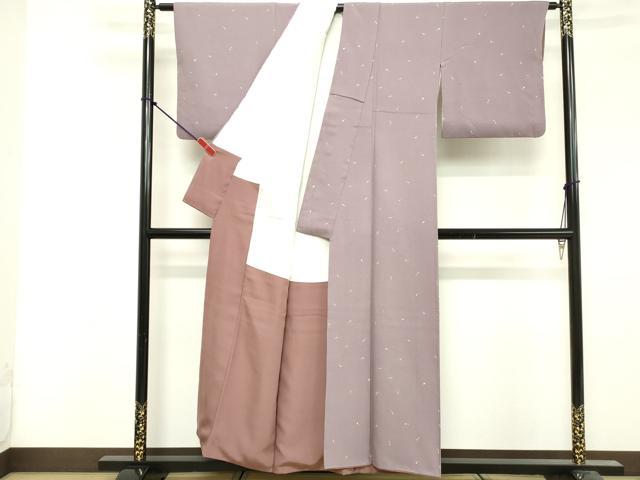 平和屋着物■上質な小紋　成り物　正絹　逸品　DABF9926cd